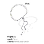JEWELRY SL17 Wholesale Fashion Zirconia Bracelet Versatile Sweet Cool Style Hand Jewelry Niche Designs